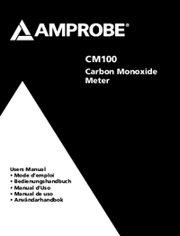 Thumbnail of document Manual - CM100 Carbon Monoxide Meter with Adjustable CO Levels